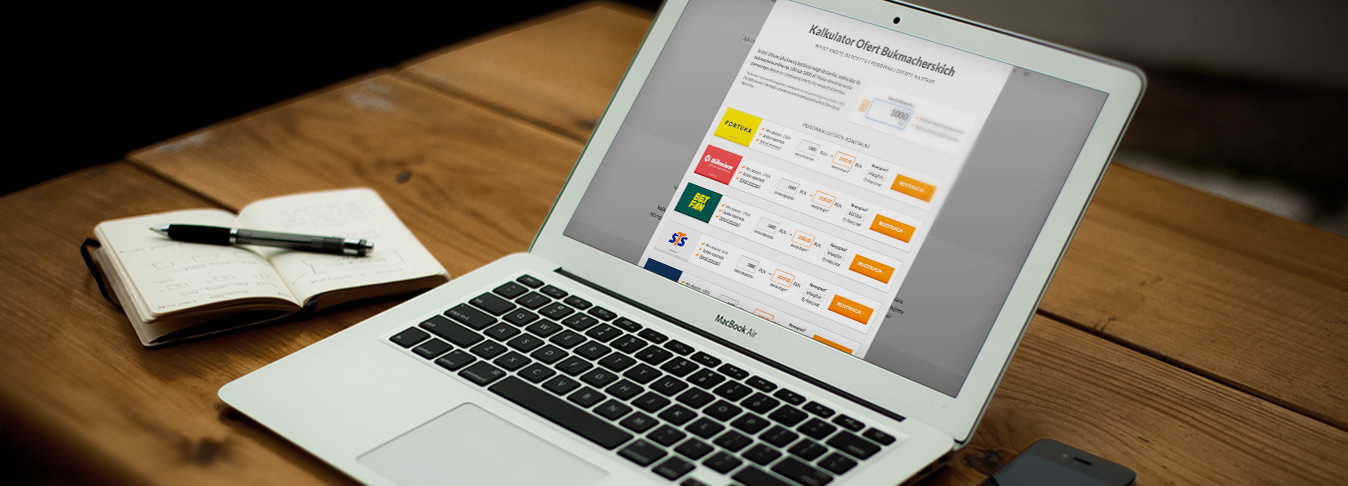 Nowość na rynku – kalkulator ofert bukmacherskich 👇. Dowiedz się ile możesz dostać na granie