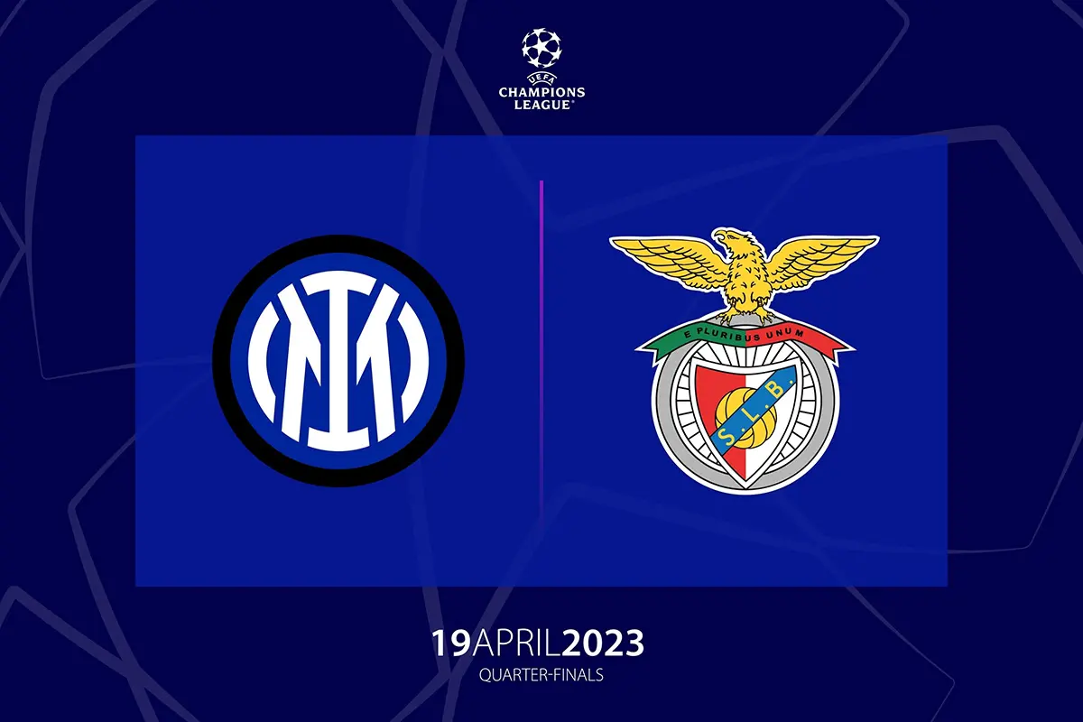 Inter Mediolan – SL Benfica. Rewanżowy mecz ćwierćfinałowy Ligi Mistrzów 2022/2023. Informacje, statystyki, kursy bukmacherskie i live stream (19.04.2023)