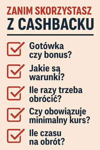 Cashback checklista