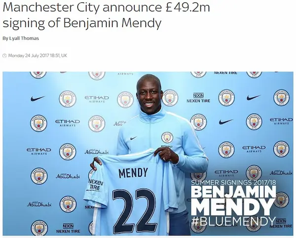 Benjamin Mendy Benjamin Mendy