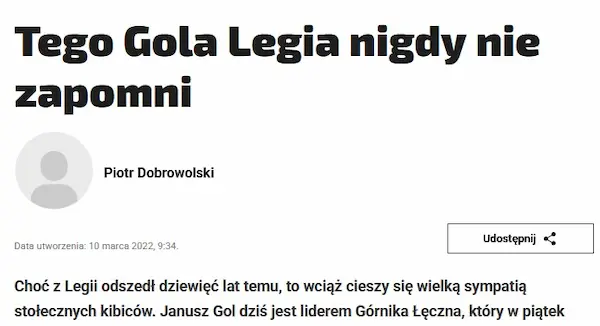 Janusz Gol Janusz Gol