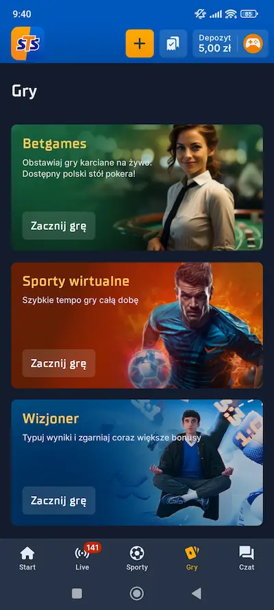 Betgames STS