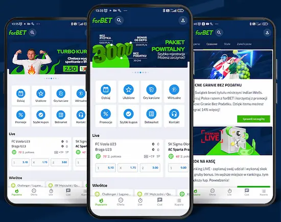 forBET aplikacja mobilna